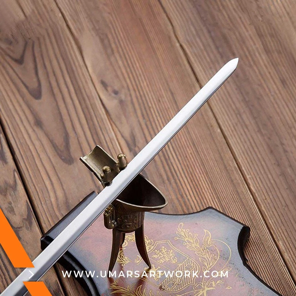 Gryffindor sword replica with ruby-studded hilt and silver blade, Iconic sword from the Harry Potter series, High-quality replica with detailed magical engravings, Fantasy sword of Godric Gryffindor with ornate guard, Display-worthy Gryffindor sword collectible for fans and wizards