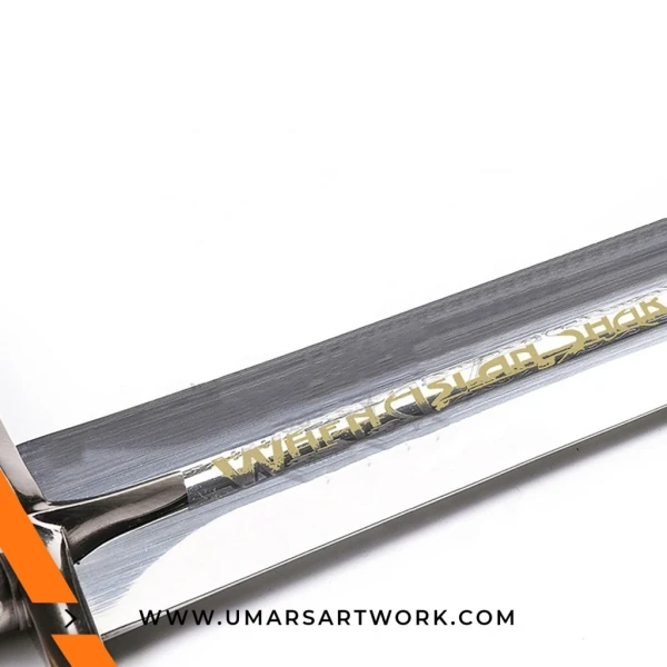 Peter Lion Magic Kingdom sword replica with royal fantasy design, Inspired by magical tales and heroic legends, High-quality sword with golden hilt and lion emblem, Fantasy replica with detailed craftsmanship and elegant blade, Display-ready sword collectible from the Magic Kingdom universe