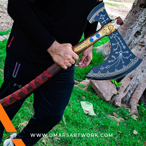 Norse-inspired God of War axe replica