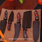 Heavy-duty kitchen knife for meat and vegetables